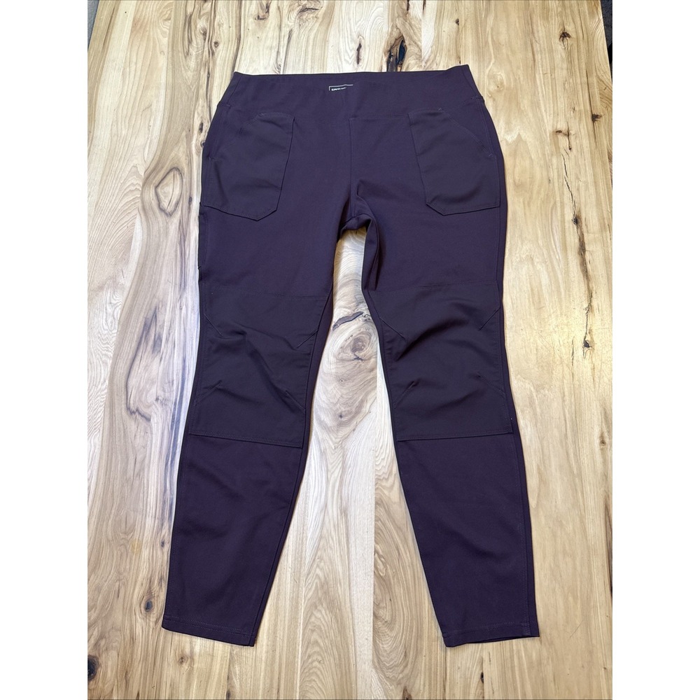 Carhartt Force Midweight Pocket Leggings Women XL Fitted Cargo Double Knee